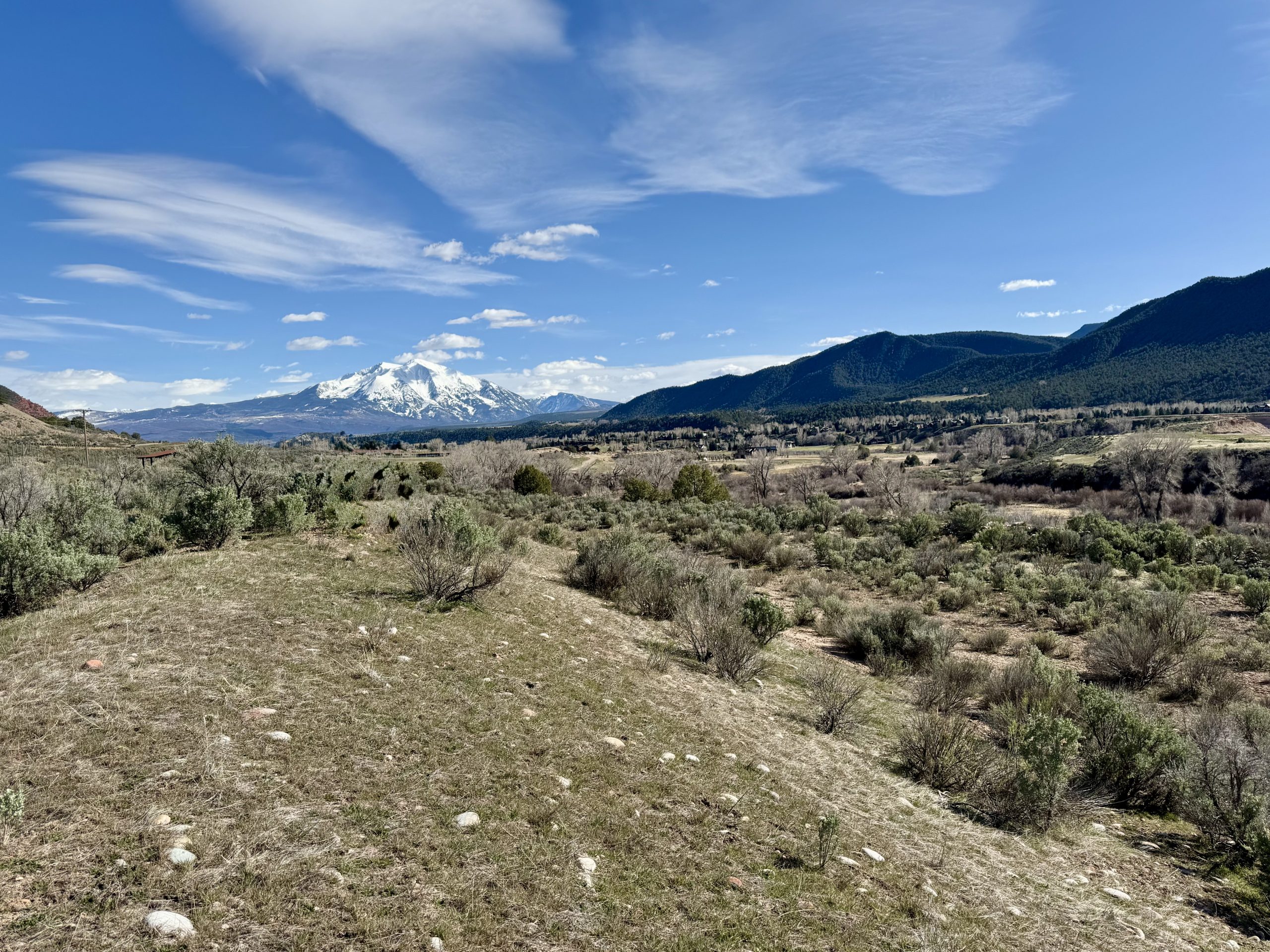 Mount Sopris From Cattle Creek